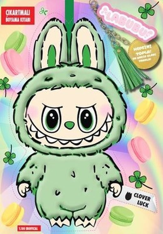 Labubu Clover Luck Çılgın Koleksiyon - Çıkartmalı Boyama Kitabı | Doğan Çocuk (İnce Kapak)