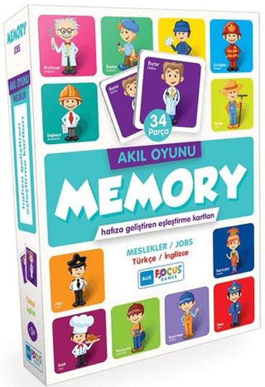 Memory Meslekler - Akıl Oyunu | Blue Focus Yayınları (Ciltsiz)