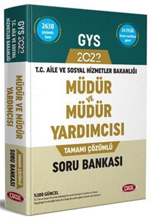 T.C. Aile ve Sosyal Hizmetler Bakanlığı GYS Müdür ve Müdür Yardımcısı Soru Bankası - Karekod Çözümlü