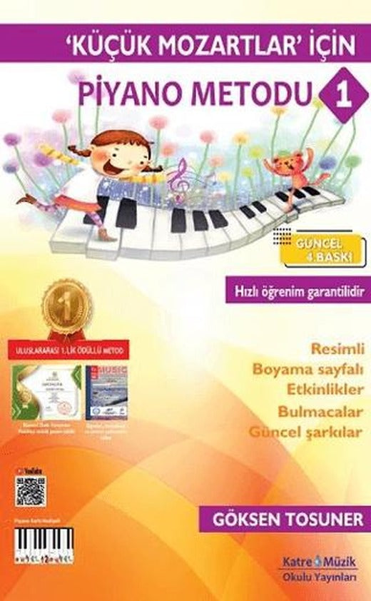 Küçük Mozartlar İçin Piyano Metodu 1