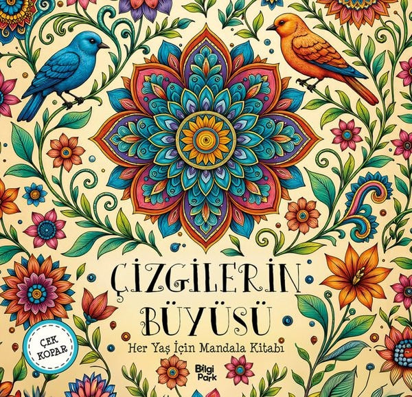 Çizgilerin Büyüsü - Her Yaş İçin Mandala | Bilgi Park (Ciltsiz)