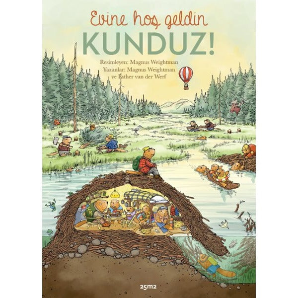Evine Hoş Geldin Kunduz! | 25M2 Kitap (İnce Kapak)