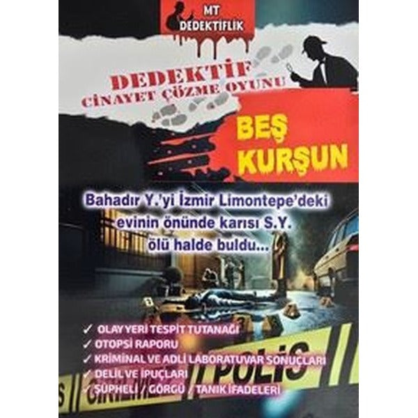 Dedektif Dava Çözme Oyunu - Beş Kurşun Davası