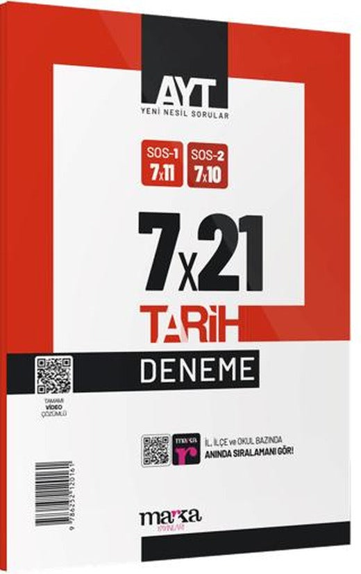 2025 AYT Tarih 7 Deneme Tamamı Video Çözümlü