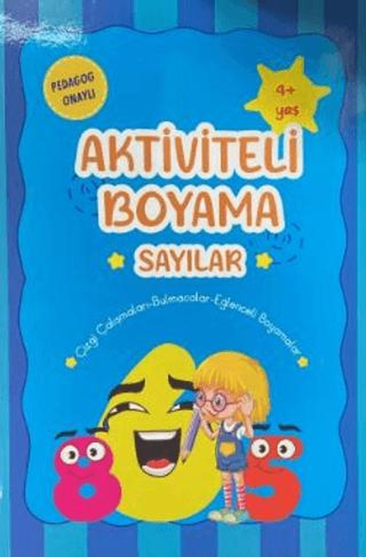 Aktiviteli Boyama Sayılar | Kids Mode (Ciltsiz)