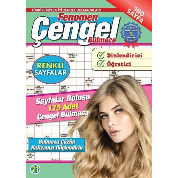 Fenomen Çengel Bulmaca 21 | Maxi Yayıncılık (İnce Kapak)