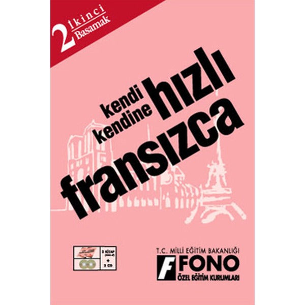 Hızlı Fransızca 2. Basamak Seti - Kutulu | Fono Yayınları (İnce Kapak)