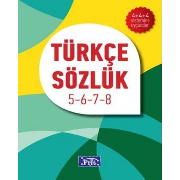Türkçe Sözlük 5-6-7-8. Sınıf | Parıltı Yayınları (İnce Kapak)