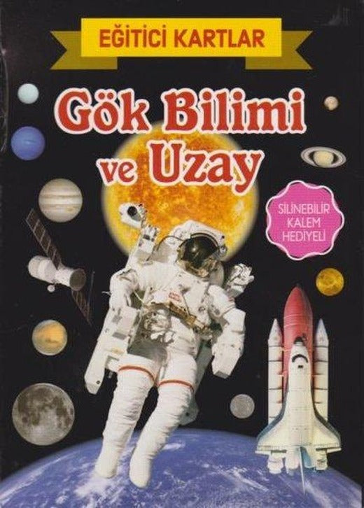 Eğitici Kartlar - Gök Bilimi ve Uzay | Teleskop Popüler Bilim (İnce Kapak)