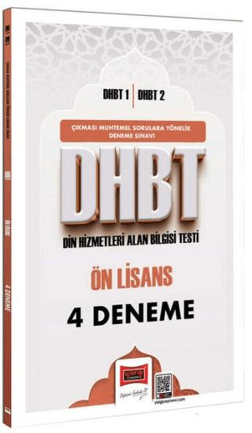 DHBT 1 - DHBT 2 Ön Lisans 4 Deneme Sınavı | Yargı Yayınevi (Ciltsiz)