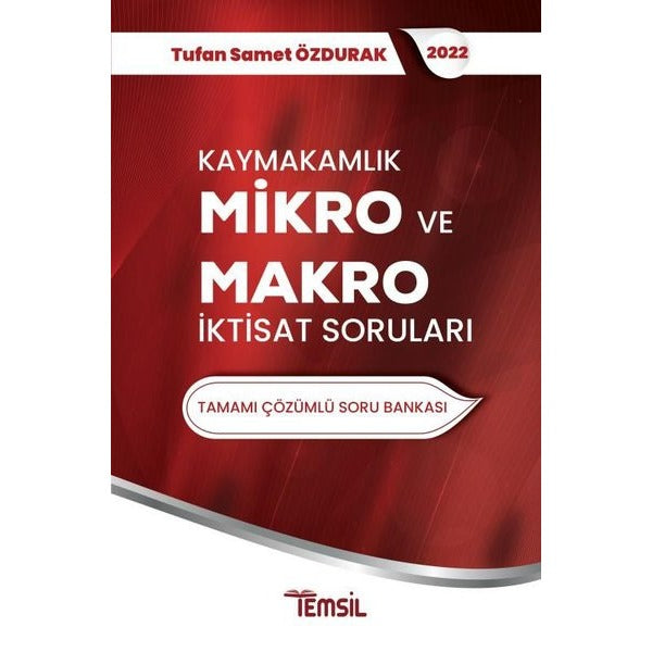Kaymakamlık Mikro ve Makro İktisat Sorunları | Temsil Kitap (Ciltsiz)