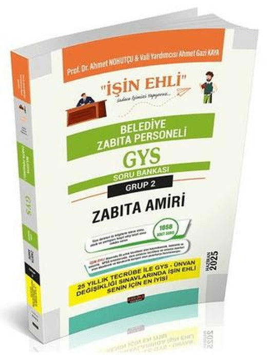 GYS Belediye Zabıta Personeli Zabıta Amiri Soru Bankası | Savaş Yayınevi (Ciltsiz)
