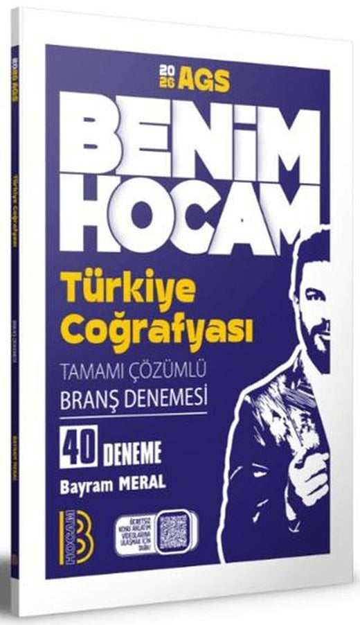2026 AGS Türkiye Coğrafyası Tamamı Çözümlü 40 Branş Deneme | Benim Hocam Yayınları (Ciltsiz)