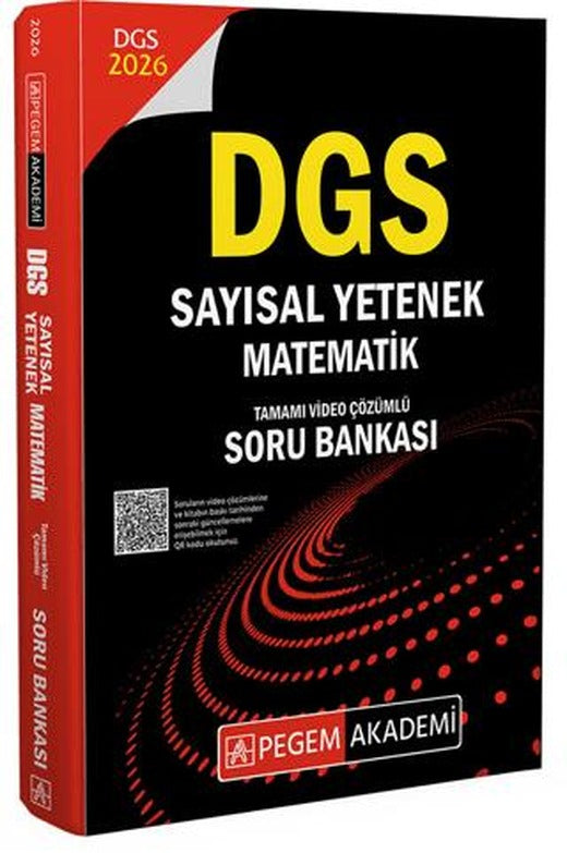 2026 DGS Sayısal Yetenek Matematik Tamamı Video Çözümlü Soru Bankası | Pegem Akademi Yayıncılık (Ciltsiz)