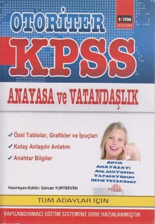 Otoriter KPSS Anayasa ve Vatandaşlık | Eğitim Yayınevi (İnce Kapak)