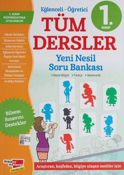 1. Sınıf Eğlenceli - Öğretici Tüm Dersler Yeni Nesil Soru Bankası