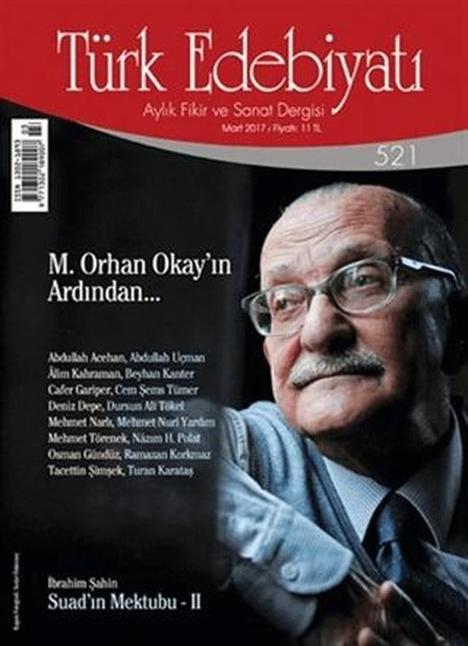 Türk Edebiyatı Dergisi Sayı: 521 Mart 2017 | Türk Edebiyatı Dergisi (Ciltsiz)