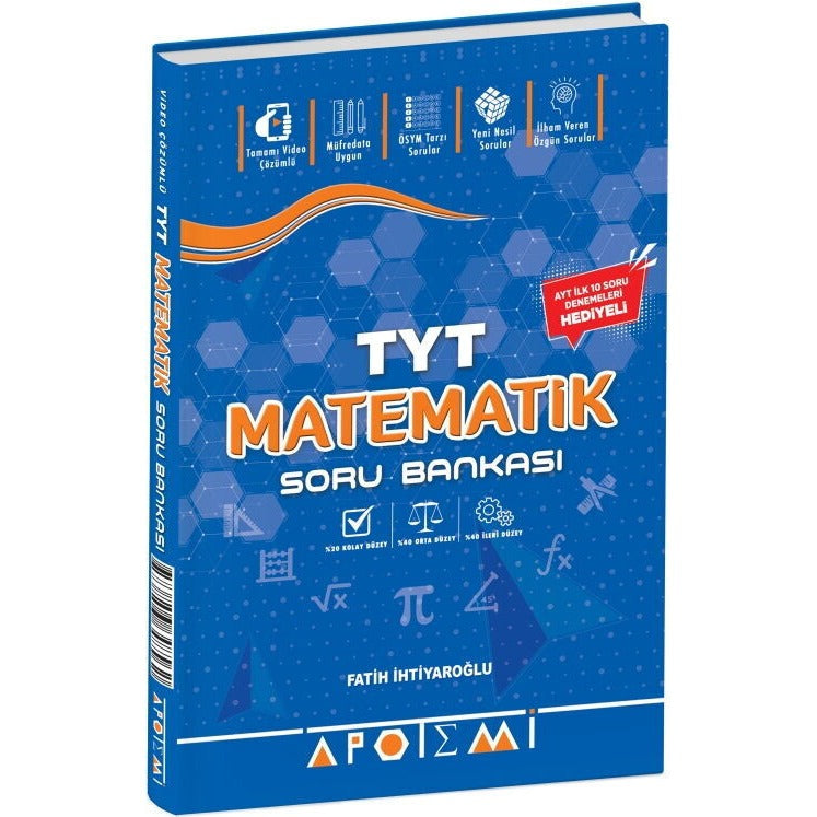 TYT Matematik Soru Bankası | Apotemi Yayınları (Ciltsiz)
