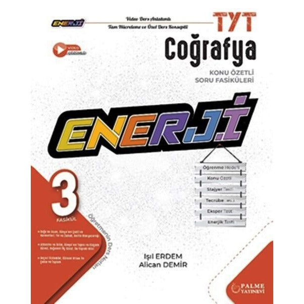 TYT Enerji Coğrafya Konu Özetli (3 Fasikül ) Soru Fasikülleri | Palme Yayınları (Ciltsiz)
