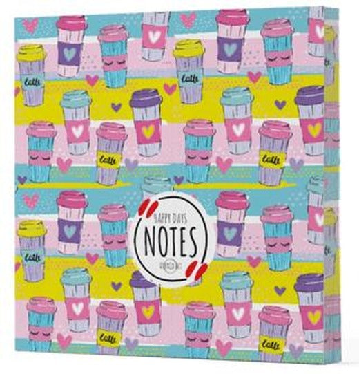 Kahve 10 - Çizgisiz Yan Boyamalı Defter | Vivago Art