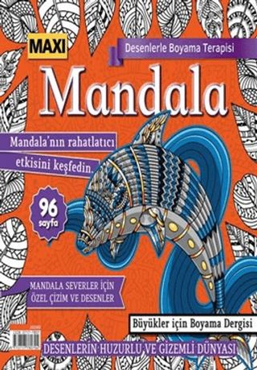 Maxi Mandala Desenlerle Boyama Terapisi 10 | Maxi Yayıncılık (Ciltsiz)