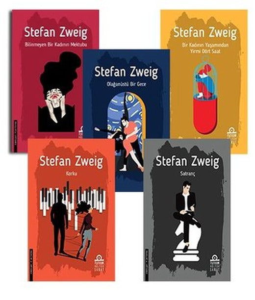 Stefan Zweig Edebiyat Seti - 5 Kitap Takım | Platform Kültür Sanat Yayınları (İnce Kapak)