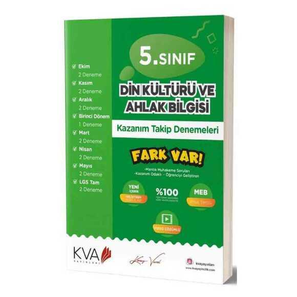 5. Sınıf Din Kültürü ve Ahlak Bilgisi Fark Var Kazanım Takip Denemeleri Koray Varol Akademi - Resim 1