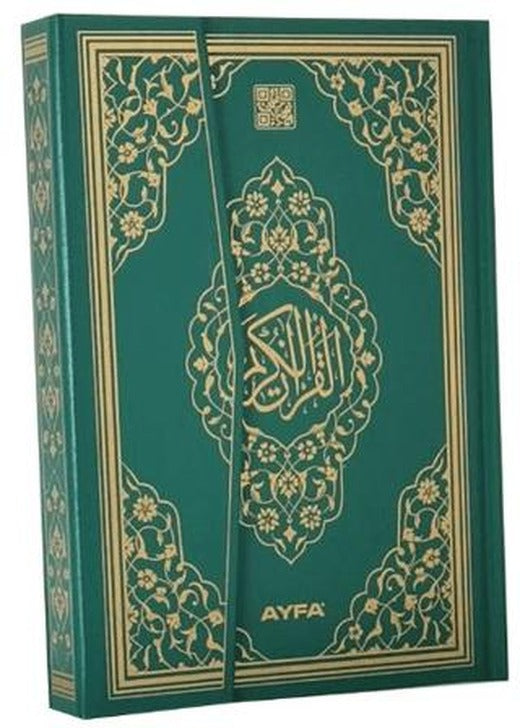 058 Yeşil - Mühürlü Orta Boy Kuran-ı Kerim