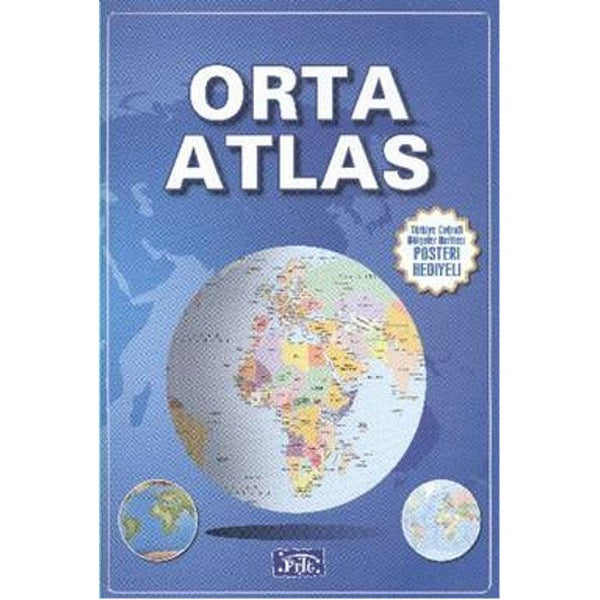 İlköğretim Orta Atlas | Parıltı Yayınları - Yardımcı Kitap Dizisi (İnce Kapak)