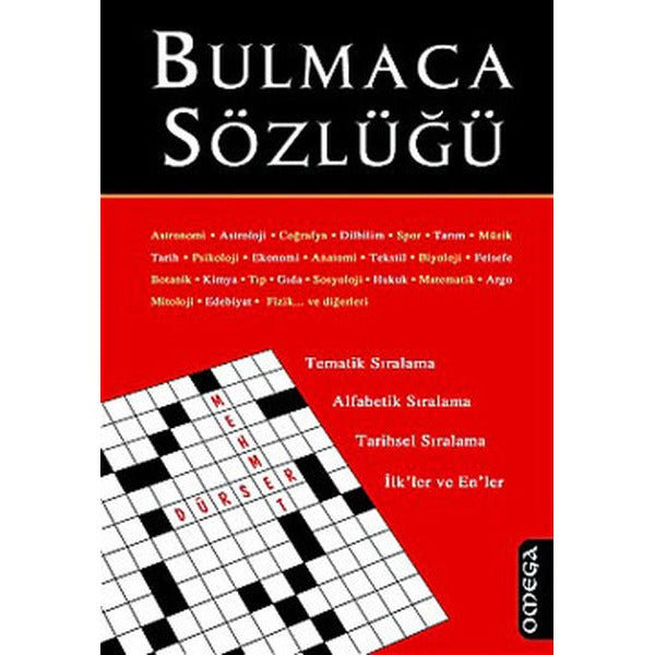 Bulmaca Sözlüğü | Omega - Araştırma Dizisi (İnce Kapak)