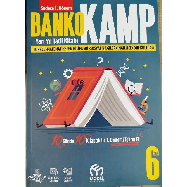 6. Sınıf Banko Kamp Yarı Yıl Tatil Kitabı | Model Eğitim Yayıncılık (Ciltsiz)