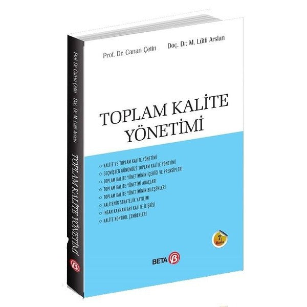Toplam Kalite Yönetimi | Beta Yayınevi (Ciltsiz)