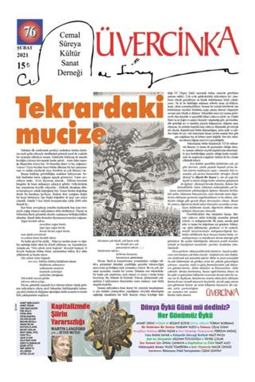 Üvercinka Dergisi Sayı: 76 Şubat 2021 | Üvercinka Dergisi (Ciltsiz)