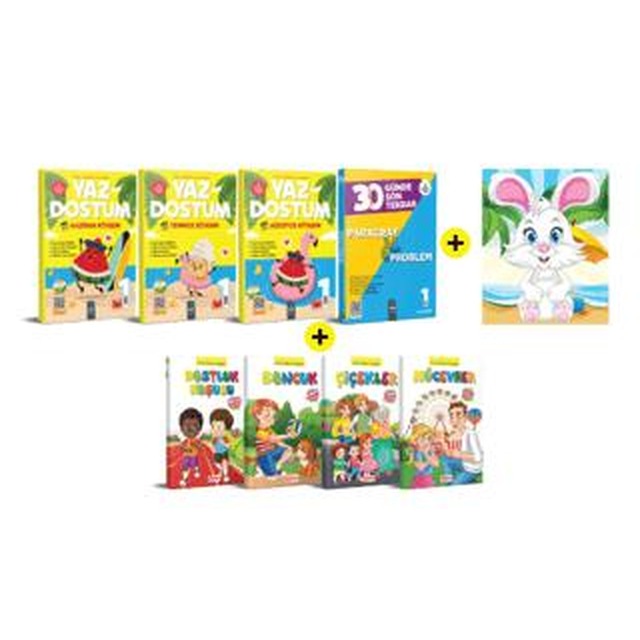 1. Sınıf Yaz Dostum Fasiküllerim | Artı Eğitim Yayınları (Ciltsiz)