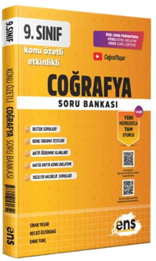 9. Sınıf Coğrafya Etkinlikli Soru Bankası | ENS Yayınları (Ciltsiz)