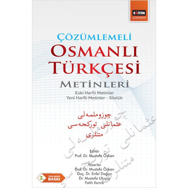 Çözümlemeli Osmanlı Türkçesi Metinleri