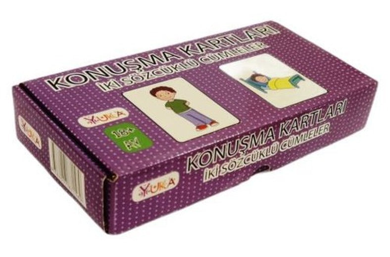Konuşma Kartlları - İki Sözcüklü Cümleler | Yuka Kids