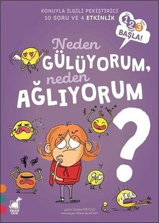 Neden Gülüyorum Neden Ağlıyorum? - 123 Başla! Konuyla İlgili Pekiştirici 10 Soru ve 4 Etkinlik | Dinozor Çocuk