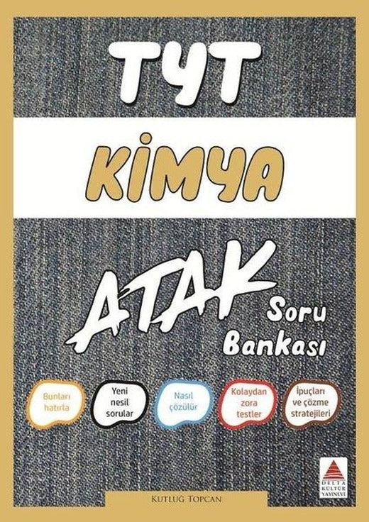 TYT Kimya Soru Bankası Atak | Delta Kültür-Eğitim (İnce Kapak)