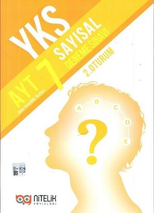 Nitelik YKS AYT Sayısal 7 Deneme Sınavı (2. Oturum) | Nitelik Yayınları (Ciltsiz)