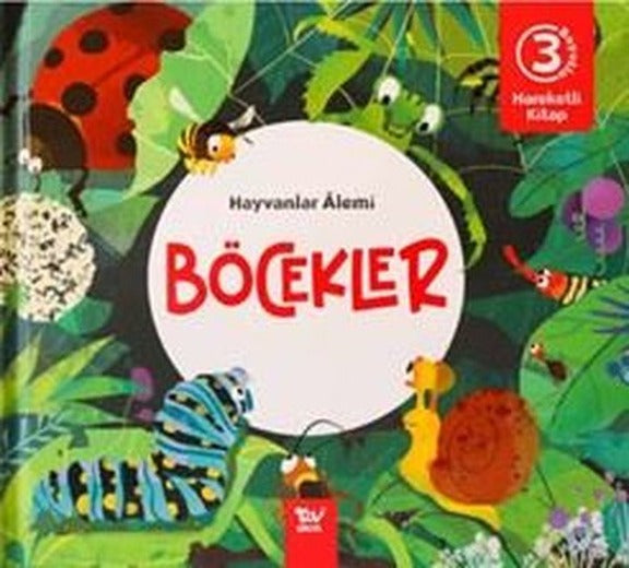 Böcekler Hayvanlar Alemi - Hareketli 3D Kitap | Türkiye Diyanet Vakfı Yayınları (Ciltli )