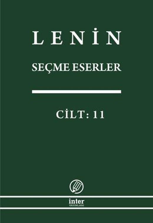 Lenin Seçme Eserler Cilt: 11 | İnter Yayınları (Ciltsiz)