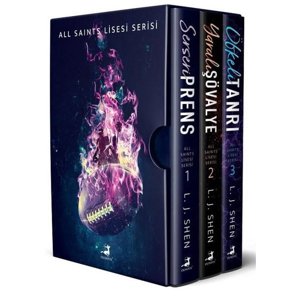 All Saints Lisesi Serisi Seti - 3 Kitap Takım | Olimpos Yayınları (İnce Kapak)