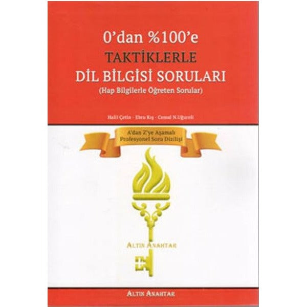 0'dan 100'e Taktiklerle Dil Bilgisi Soruları | Altın Anahtar (İnce Kapak)