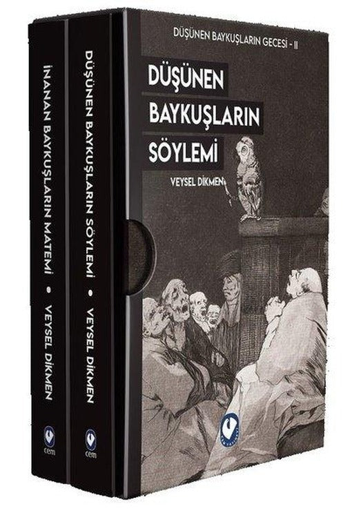 Düşünen Baykuşların Gecesi Seti - 2 Kitap Takım | Cem Yayınevi (İnce Kapak)