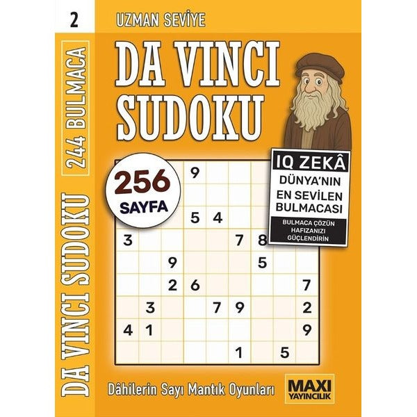 Da Vinci Uzman Sudoku 2 | Maxi Yayıncılık (İnce Kapak)