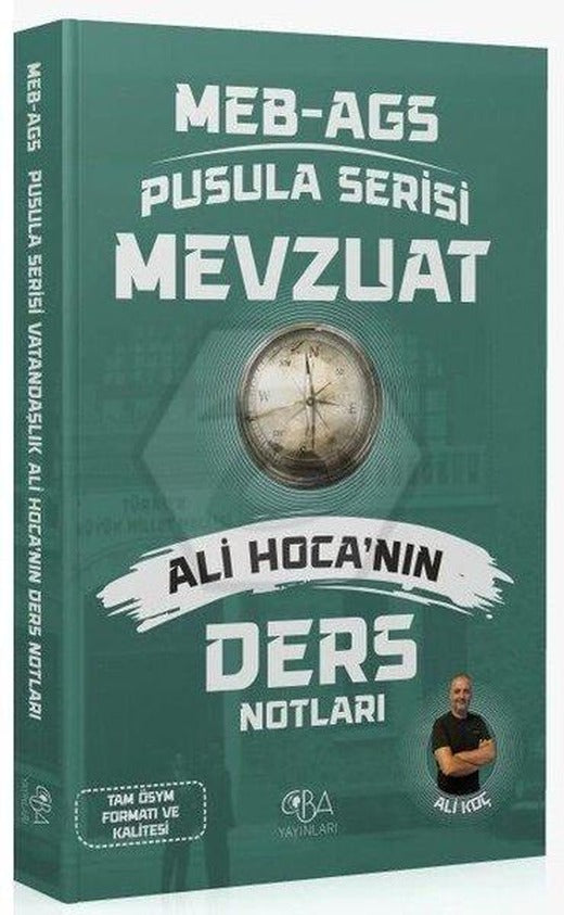 2026 MEB - AGS Mevzuat Ders Notları Pusula Serisi | CBA Yayınları (İnce Kapak)
