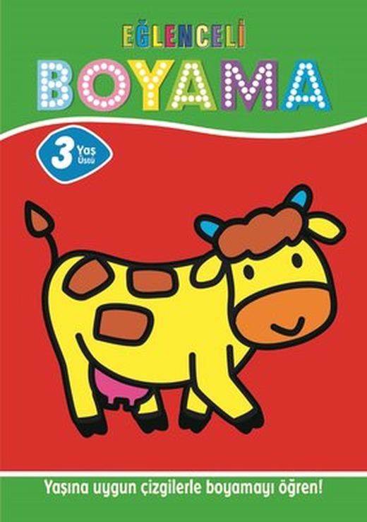 Eğlenceli Boyama - 3 Yaş Üstü 4'lü Pastel Boya Hediyeli | Parıltı Yayınları