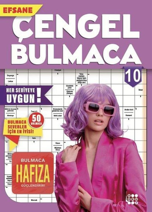 Efsane Çengel Bulmaca 10 | Dokuz Yayınları (İnce Kapak)