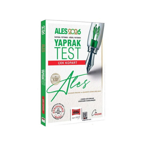 2026 ALES VIP Sayısal - Sözel Yetenek Çek Kopart Yaprak Test | Yargı Yayınları (İnce Kapak)